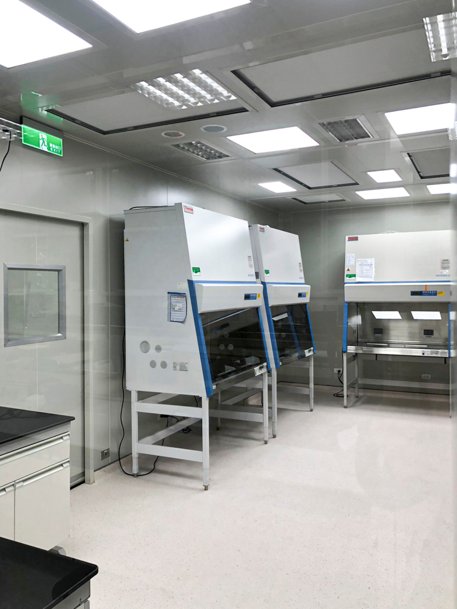 P2負壓實驗室整體空間建置與生物安全環境規劃成果